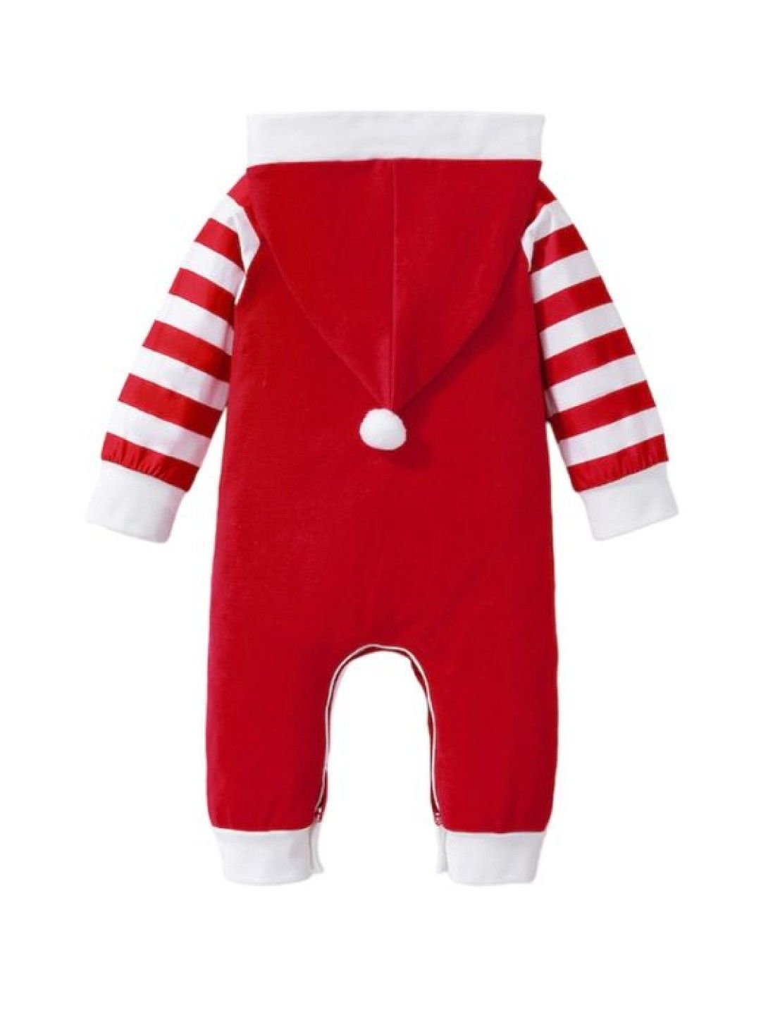 Cottonkind Christmas Romper with Hoodie (White- Image 2)