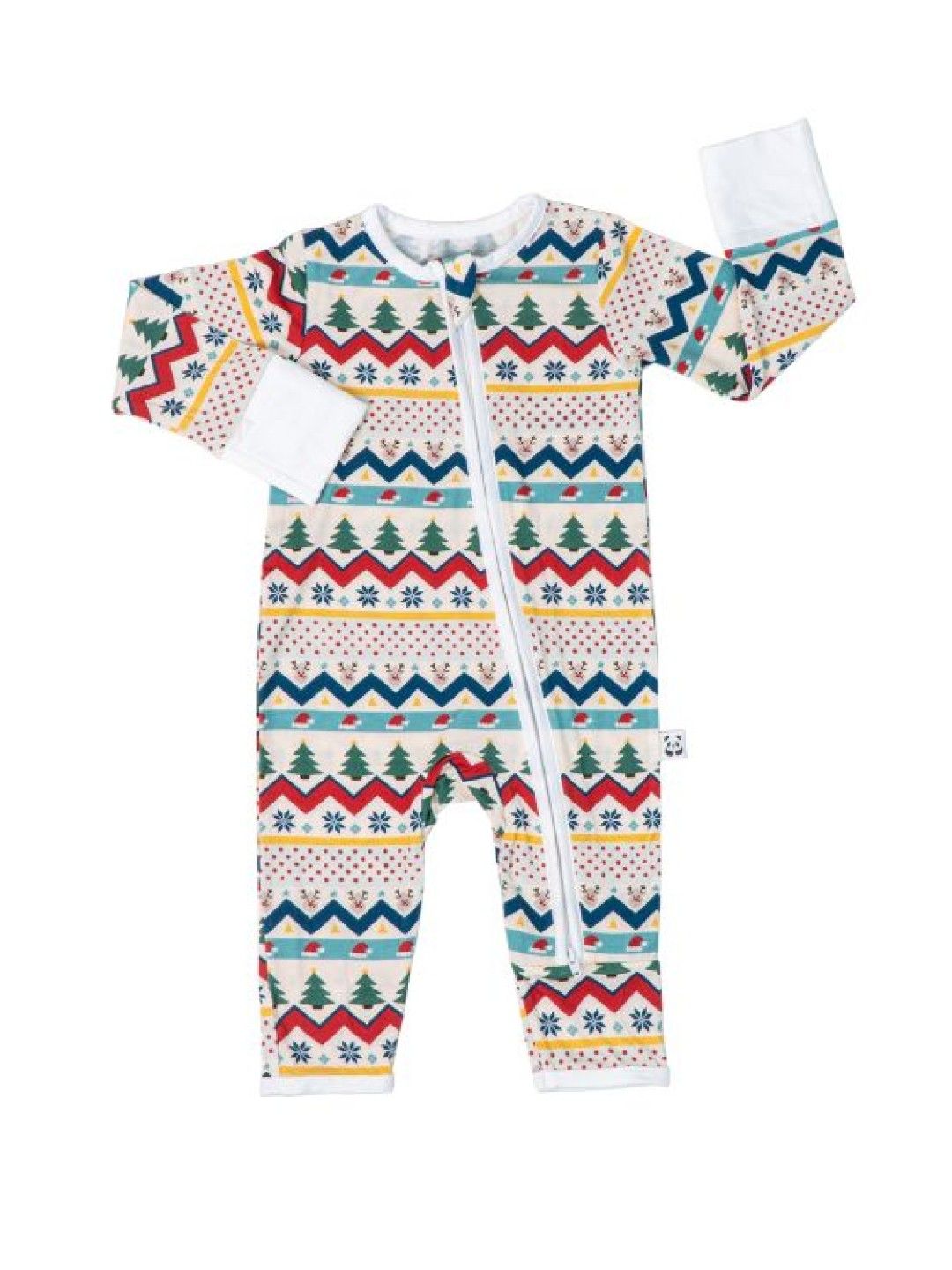 Bamberry Baby Zippered Romper (Christmas Sweater) (No Color- Image 1)
