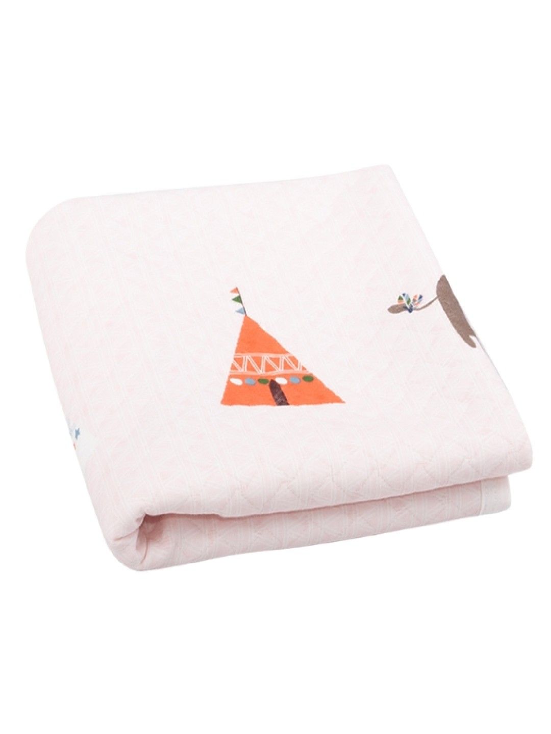 Kozy Blankie Large Reversible Quilt Blanket 100% Cotton - Circus Elephant (No Color- Image 1)