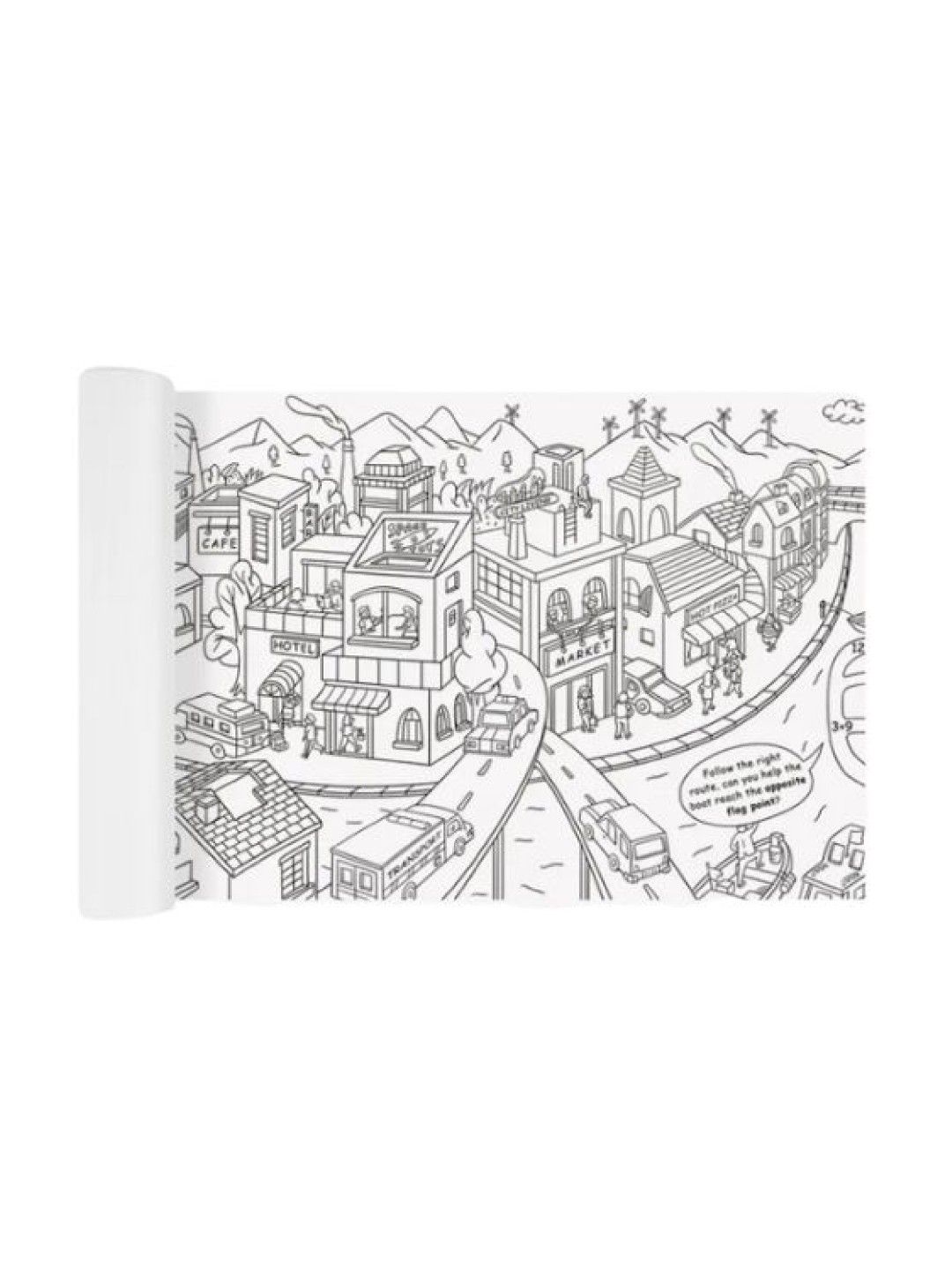 MiDeer Giant Colouring Roll (City- Image 1)