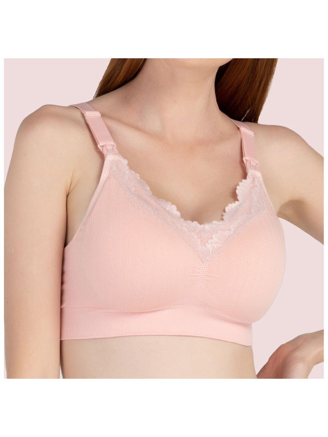 Bosom Buds Claire Nursing Bra (Pink- Image 4)