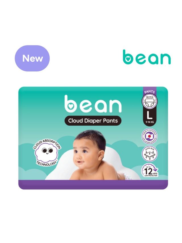 bean Cloud Diaper Pants Large