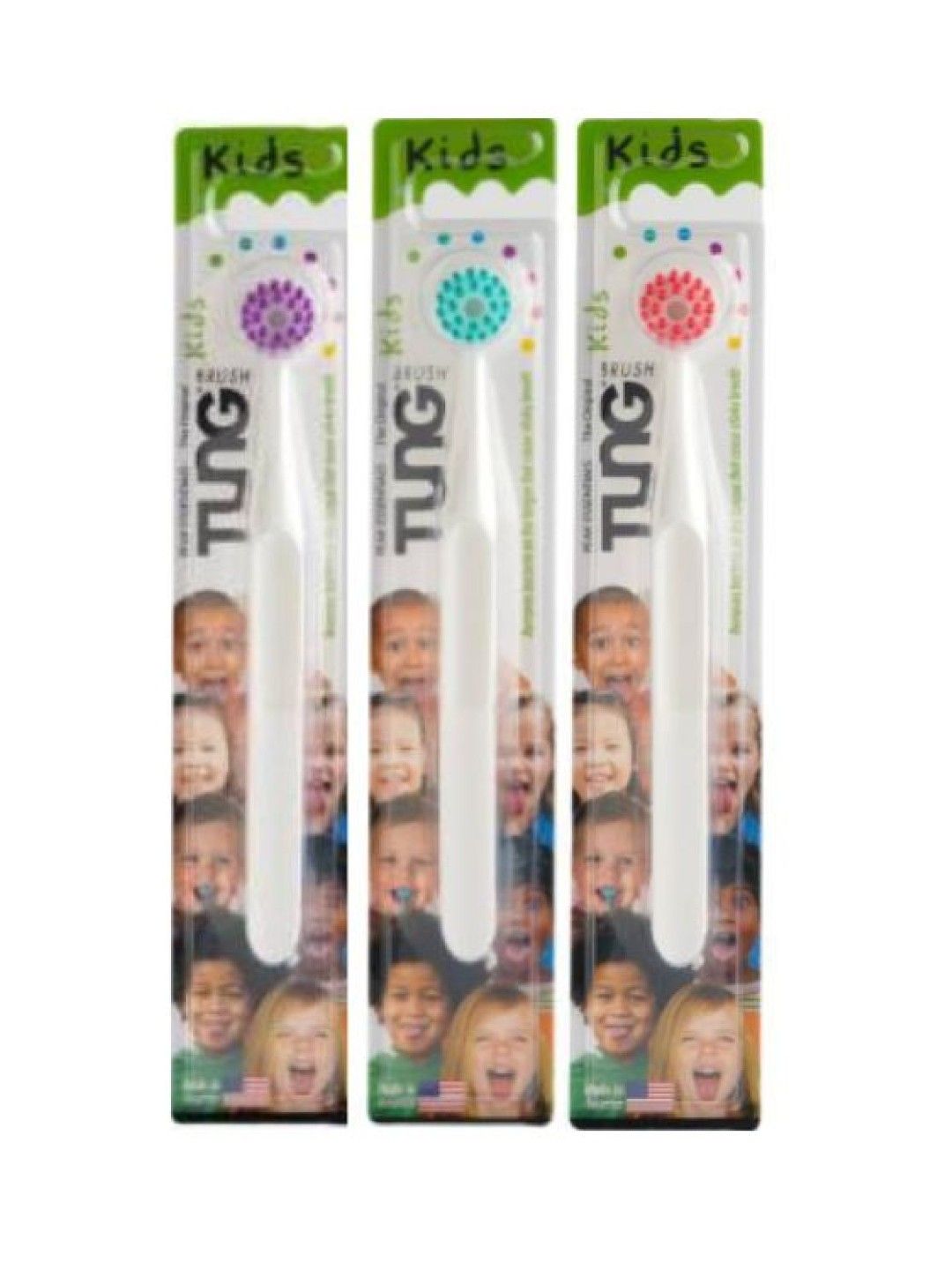 Tung Brush for Kids - Tongue Cleaner (Color Vary) (No Color- Image 1)