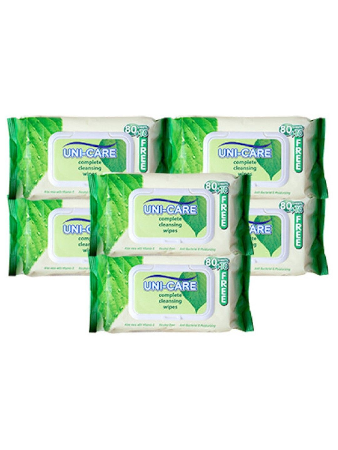 Uni-care Complete Cleansing Wipes 6-Pack (90s) (No Color- Image 1)