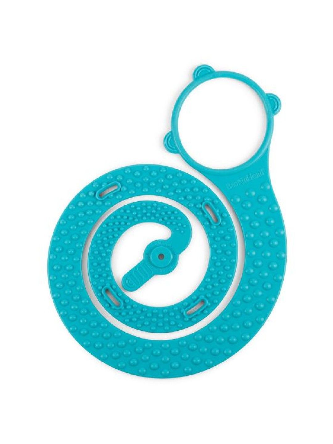 BooginHead SippiGrip Silicone Cup, Bottle & Toy Strap (Cool Teal- Image 1)