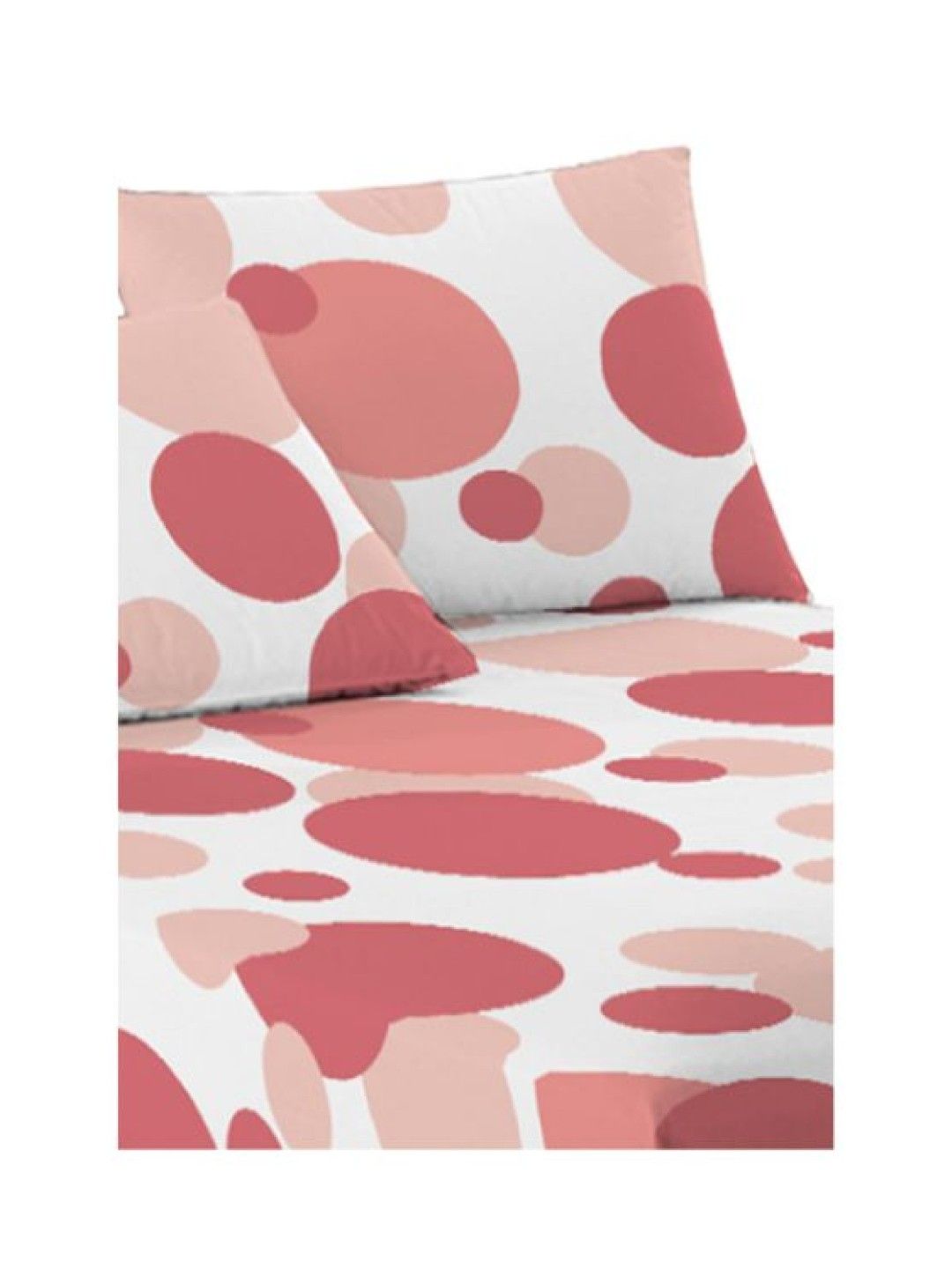 Sunbeams Lifestyle Primeo 100% Cotton Flat Fitted Comforter (Set of 4) (Coral- Image 4)