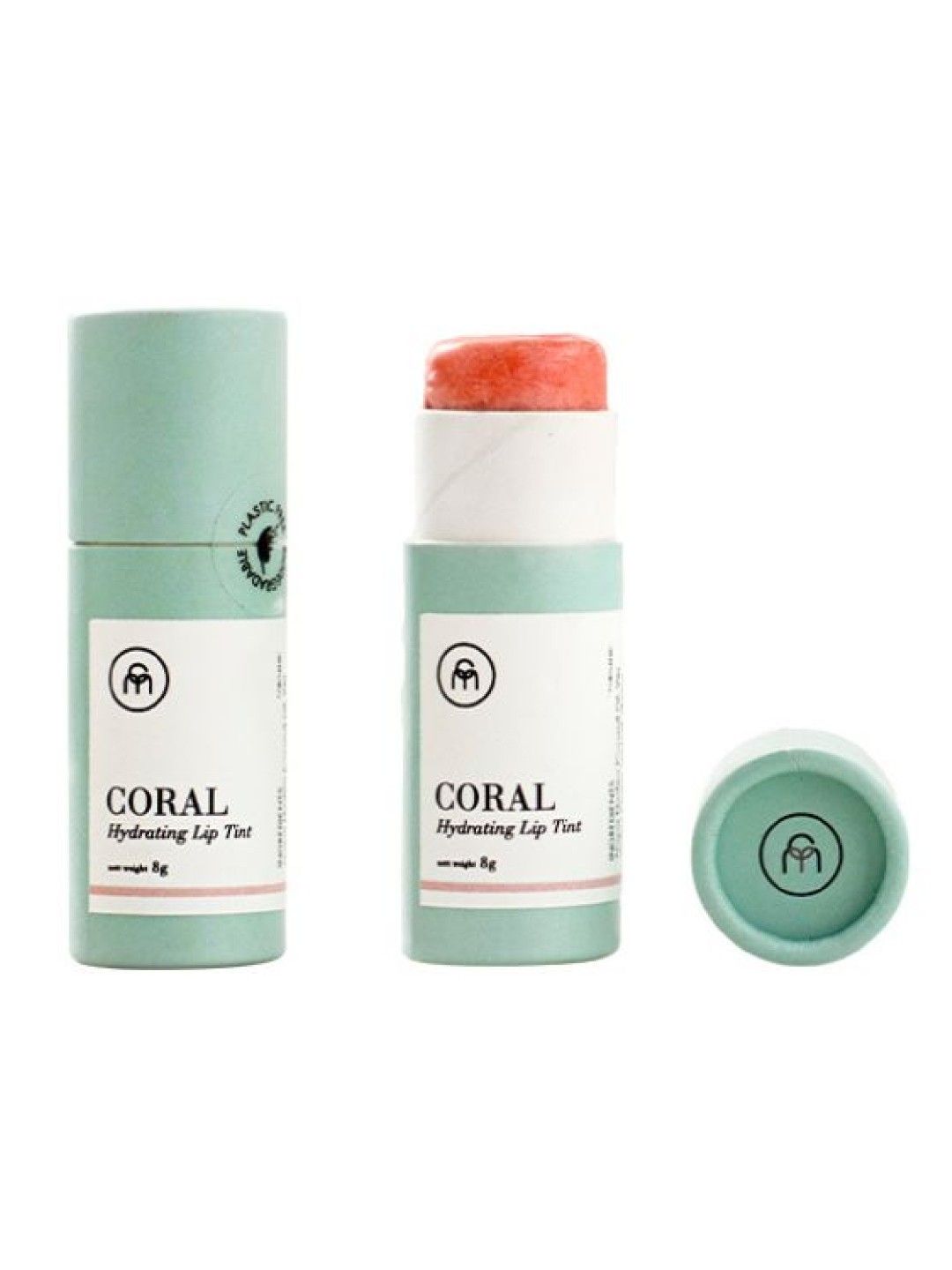 Coconut Matter Tinted Coconut Lip Balm (Coral- Image 1)