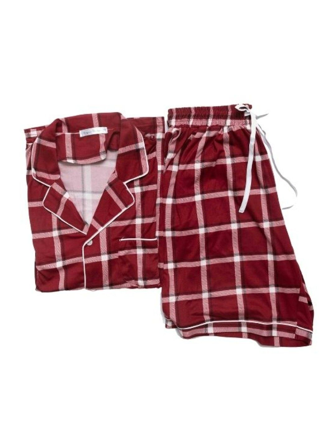 Harper Bridge Cozy Red Plaid Men's Short Set (No Color- Image 1)