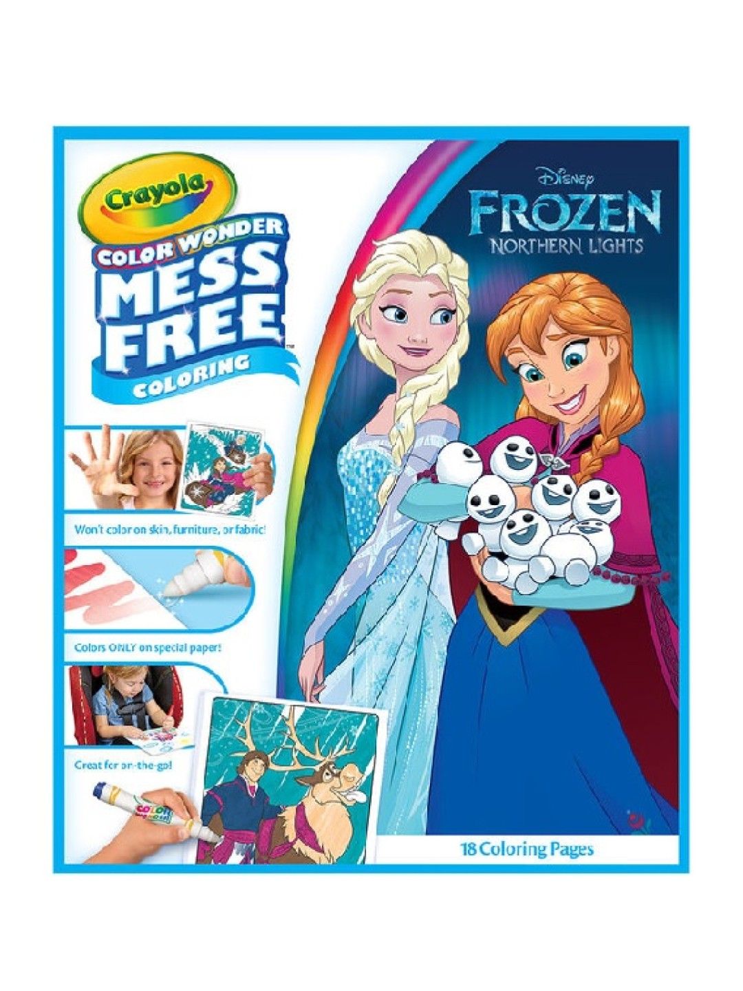 Crayola Color Wonder Mess Free Coloring Pad & Markers - Frozen