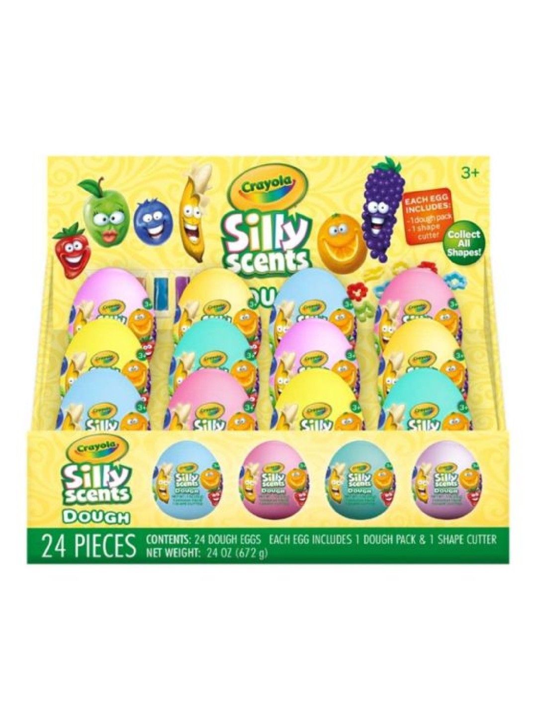 Crayola Silly Scents Crayola Large Egg Scent Dough (No Color- Image 1)