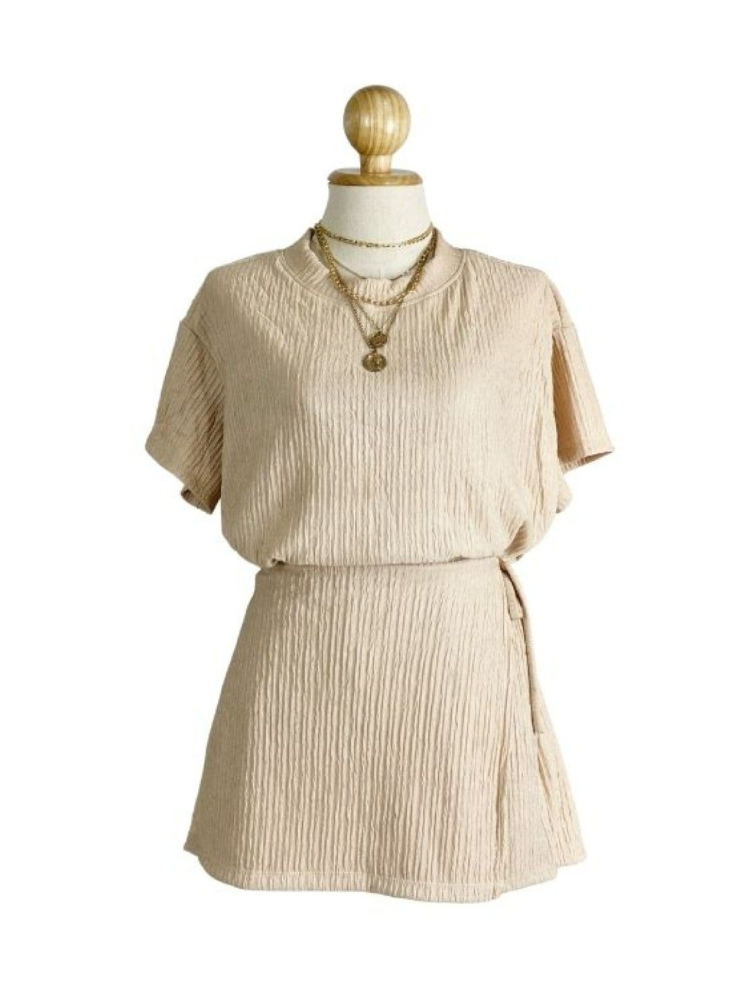 Mama Brand PH Pipa Breastfeeding Skort Coordinates Set (Cream- Image 2)