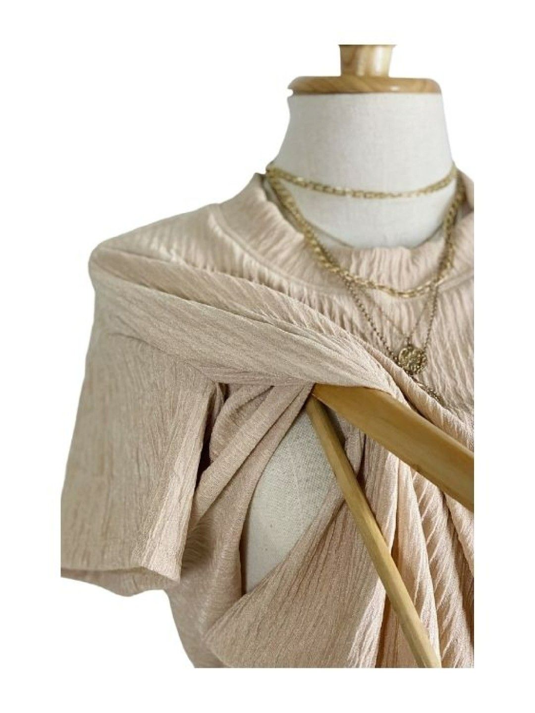 Mama Brand PH Pipa Breastfeeding Skort Coordinates Set (Cream- Image 3)