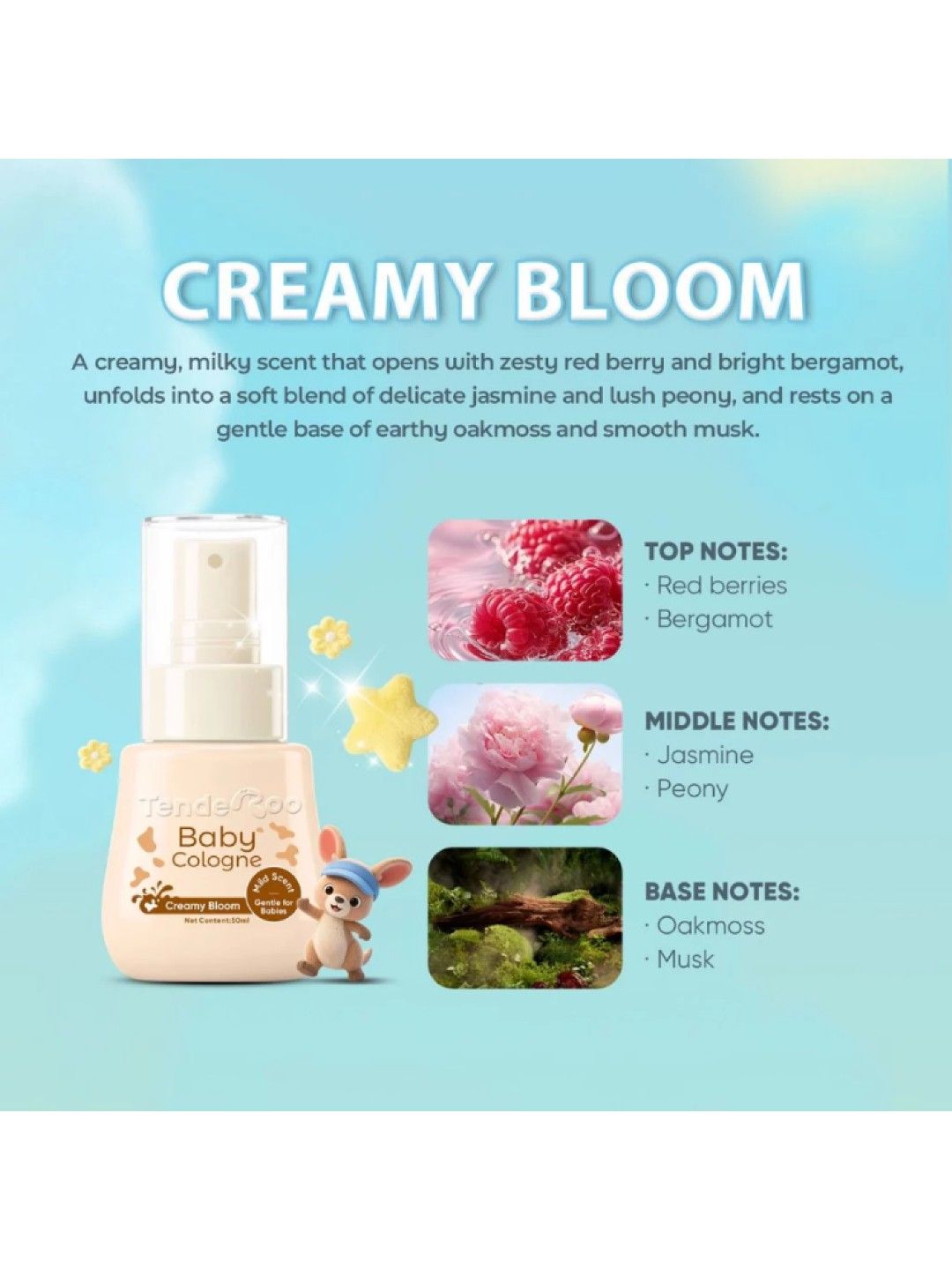 Tenderoo Baby Cologne Creamy Bloom (No Color- Image 2)