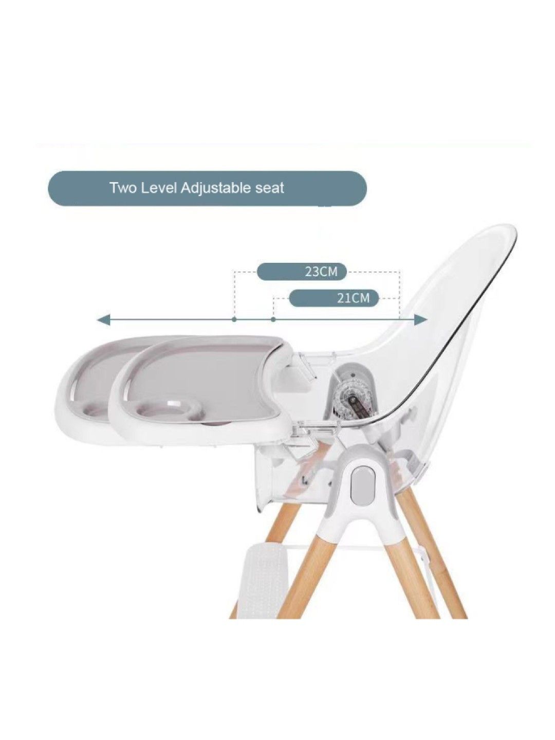 Discover Living Ph Crystal Baby High Chair - Basic (No Color- Image 2)