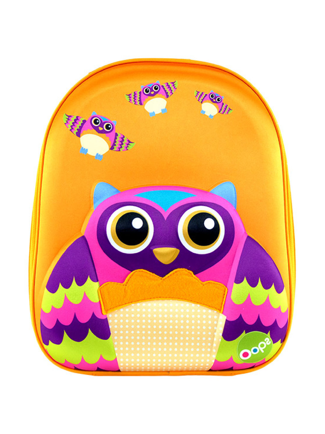 Oops Bags Owl Easy- School Trolley! (Orange- Image 3)