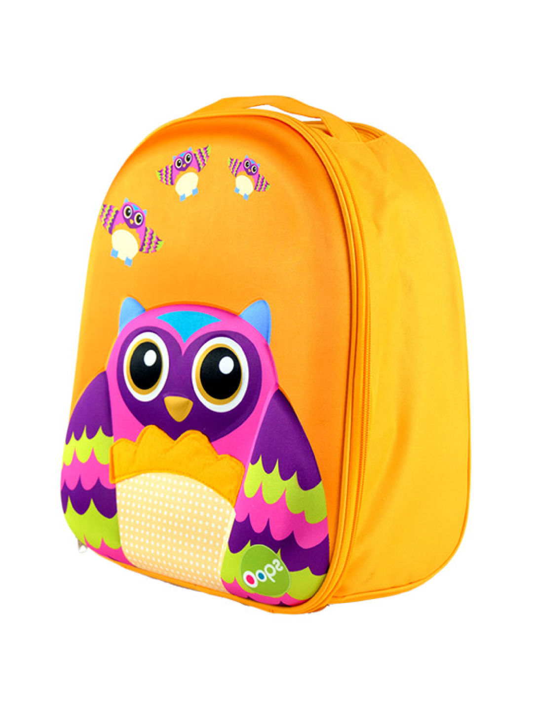 Oops Bags Owl Easy- School Trolley! (Orange- Image 4)