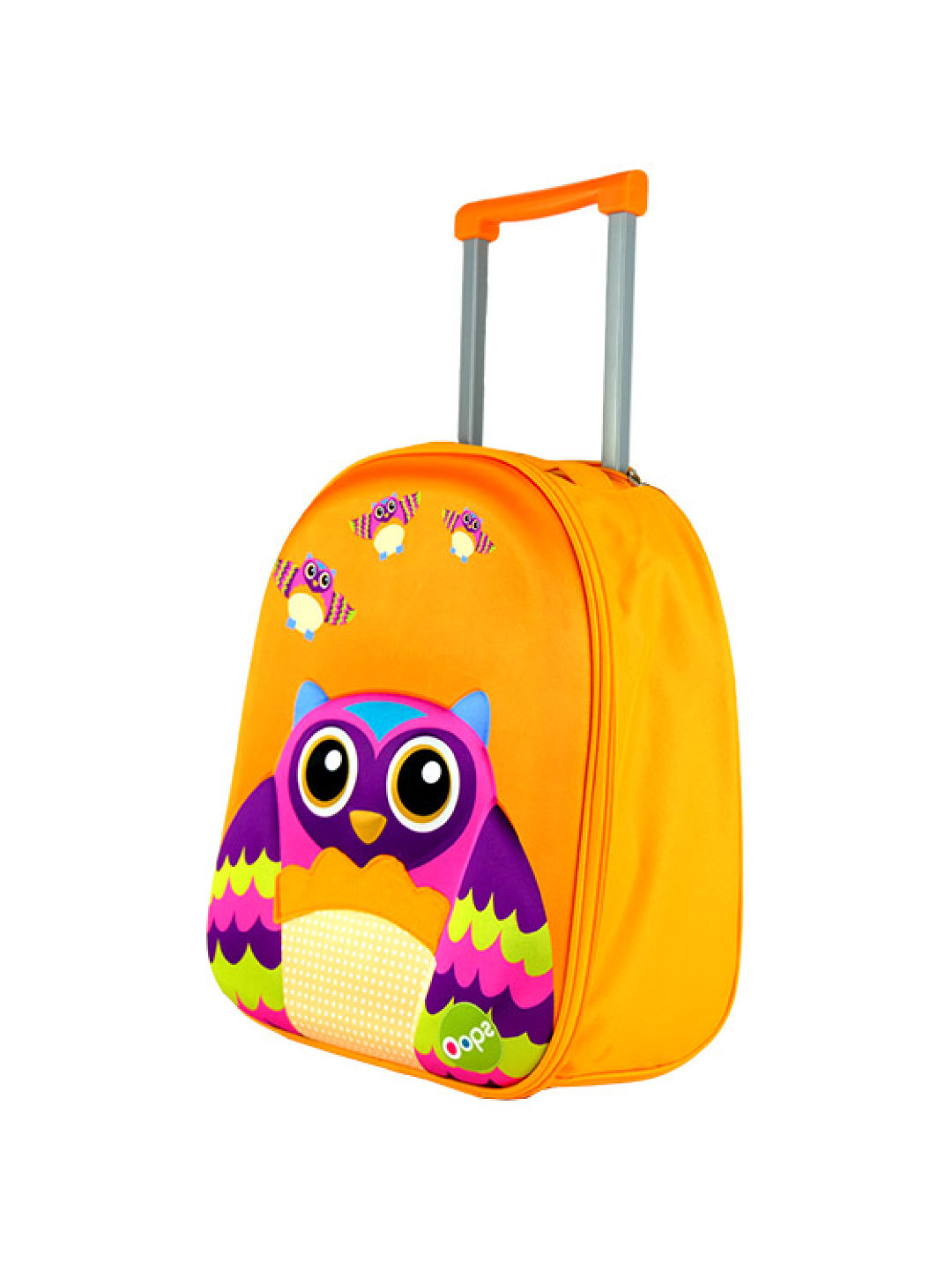 Oops Bags Owl Easy- School Trolley! (Orange- Image 1)