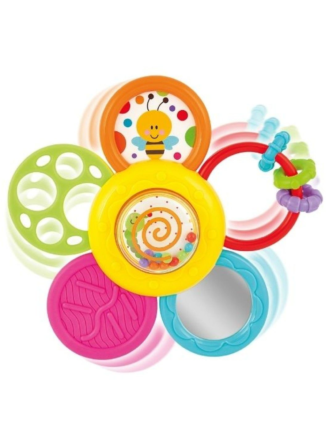 winfun Daisy Spin Rattle N Teether (No Color- Image 1)