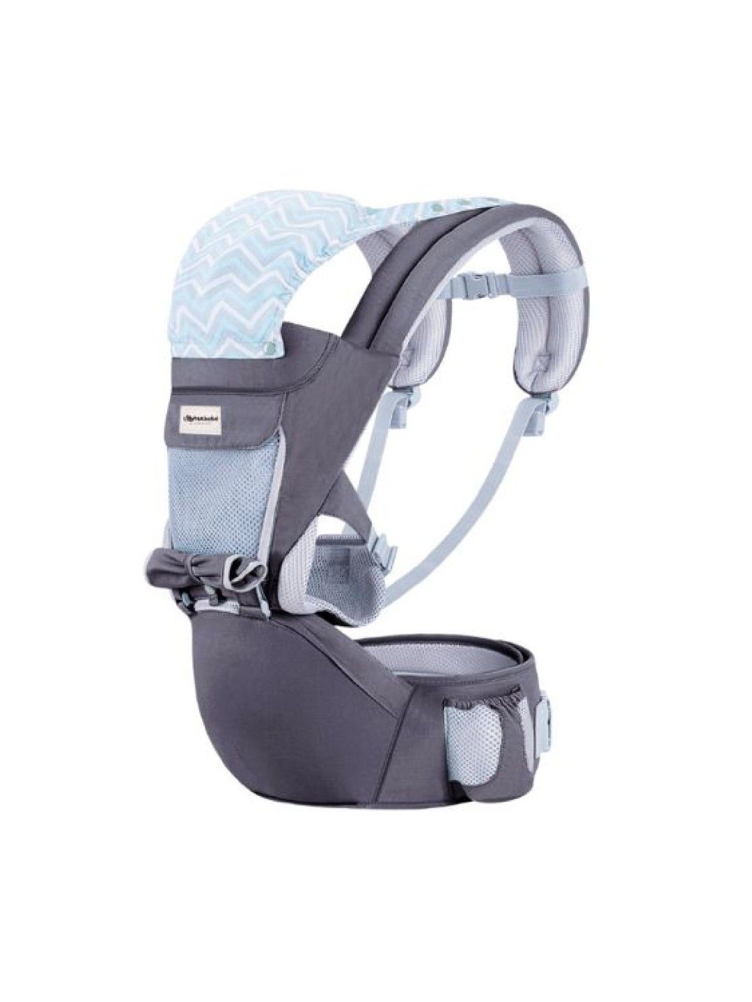 Mama Blends Ergonomic Hip Seat Baby Carrier (Dark Gray- Image 1)