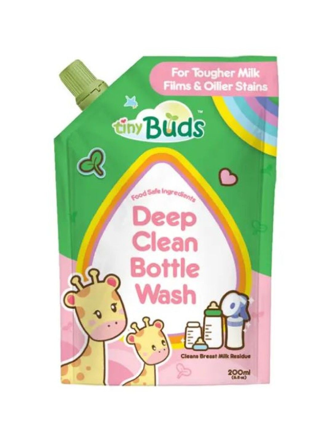 Tiny Buds Deep Clean Baby Bottle Wash (200ml) (No Color- Image 1)