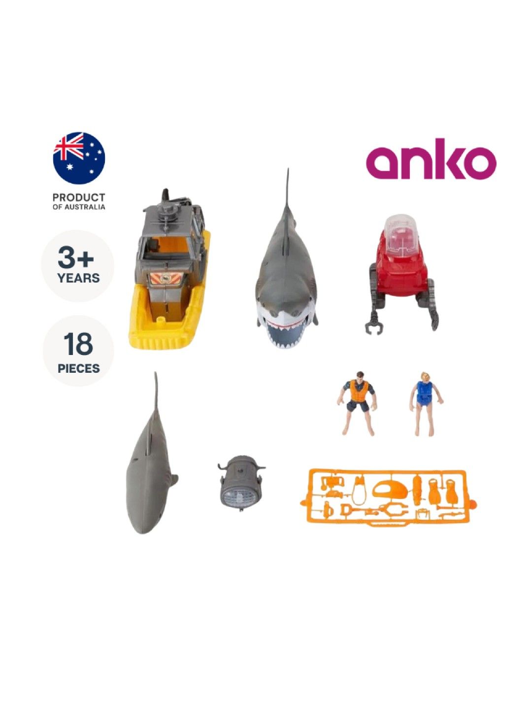 Anko Deep Sea Shark Play Set