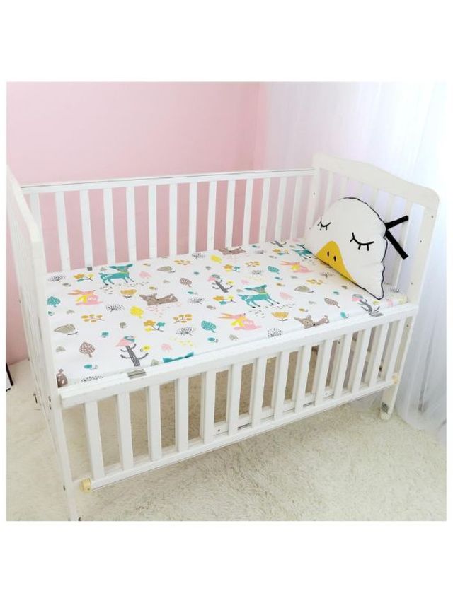 Cottonkind Deer Cotton Crib Sheet