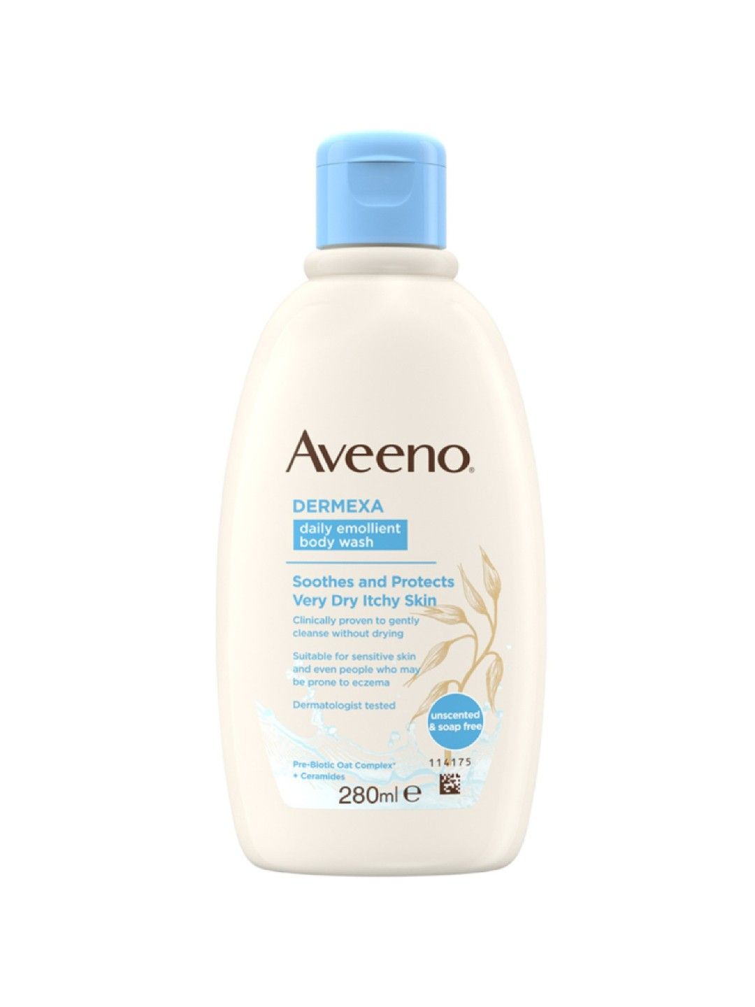 Aveeno Dermexa Daily Emollient Body Wash (280ml) (No Color- Image 1)