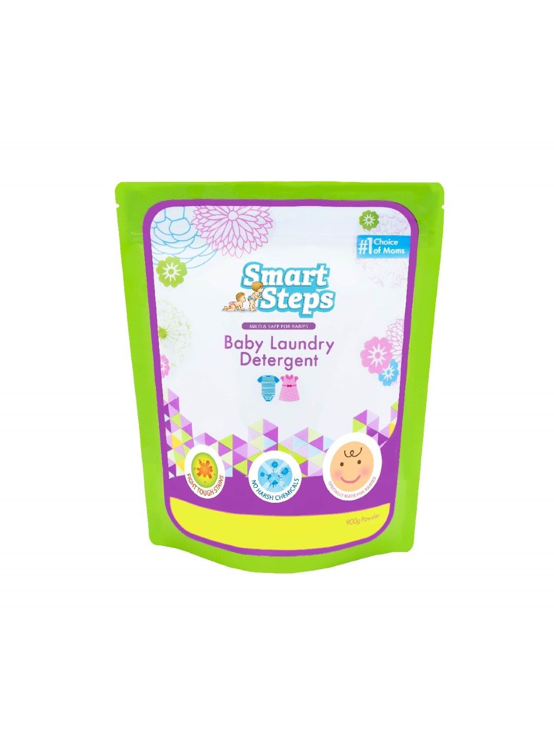 Smart Steps Baby Laundry Powder Detergent 900g (No Color- Image 1)