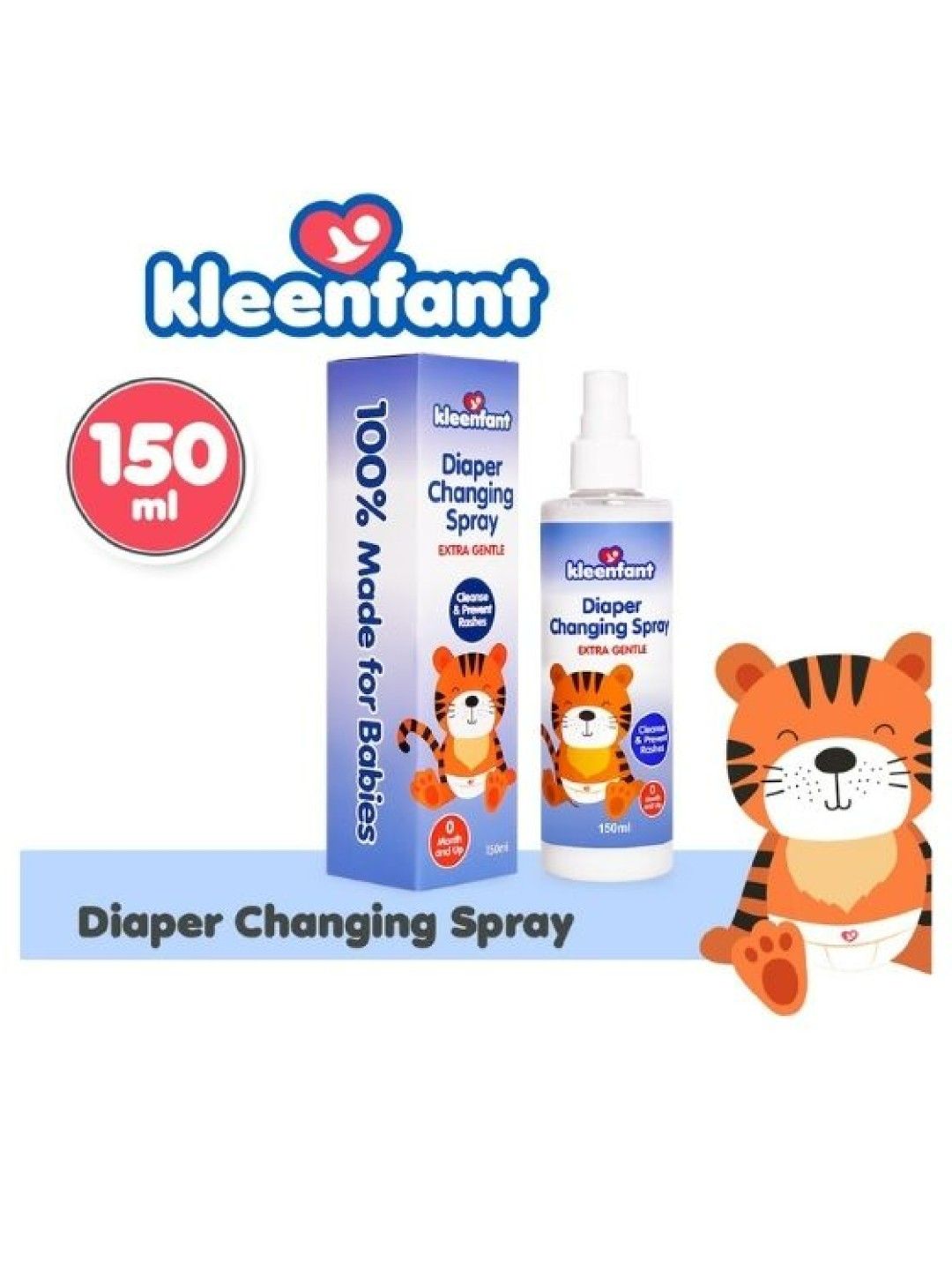 Kleenfant Diaper Changing Spray (150ml) (No Color- Image 2)