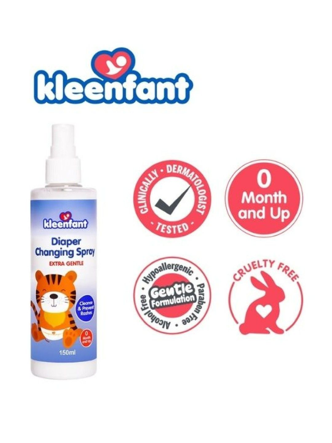 Kleenfant Diaper Changing Spray (150ml) (No Color- Image 3)