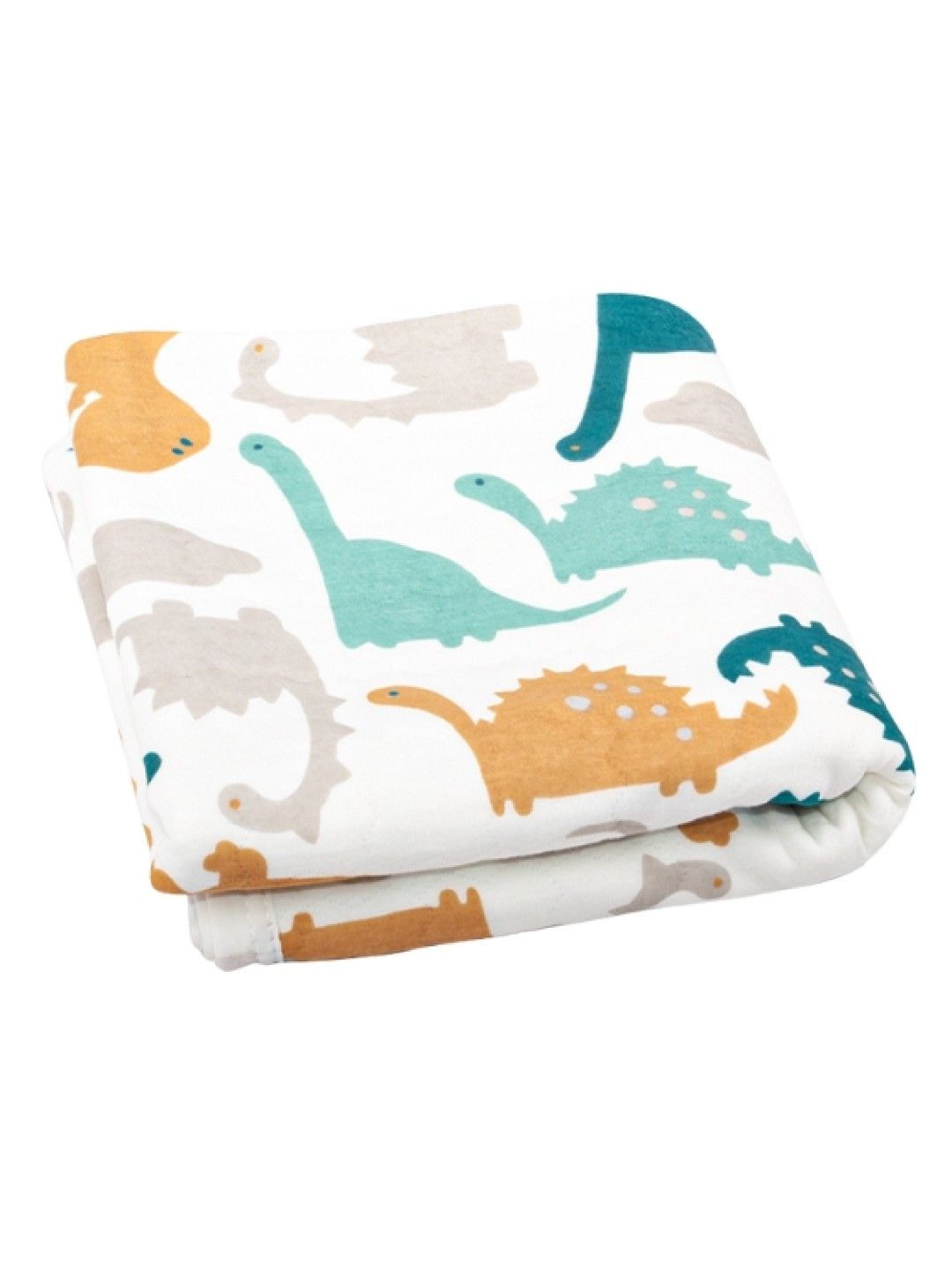 Kozy Blankie Large Reversible Quilt Blanket 100% Cotton - Dino Snuggles (No Color- Image 1)