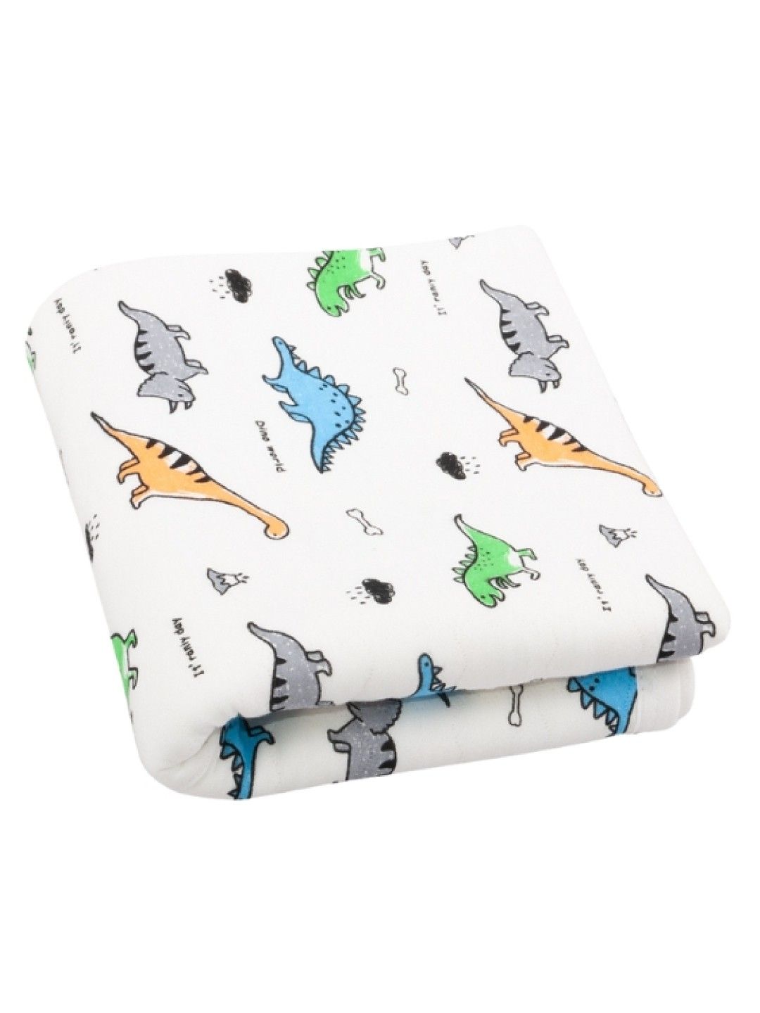 Kozy Blankie Large Reversible Quilt Blanket 100% Cotton - Dino World (No Color- Image 1)