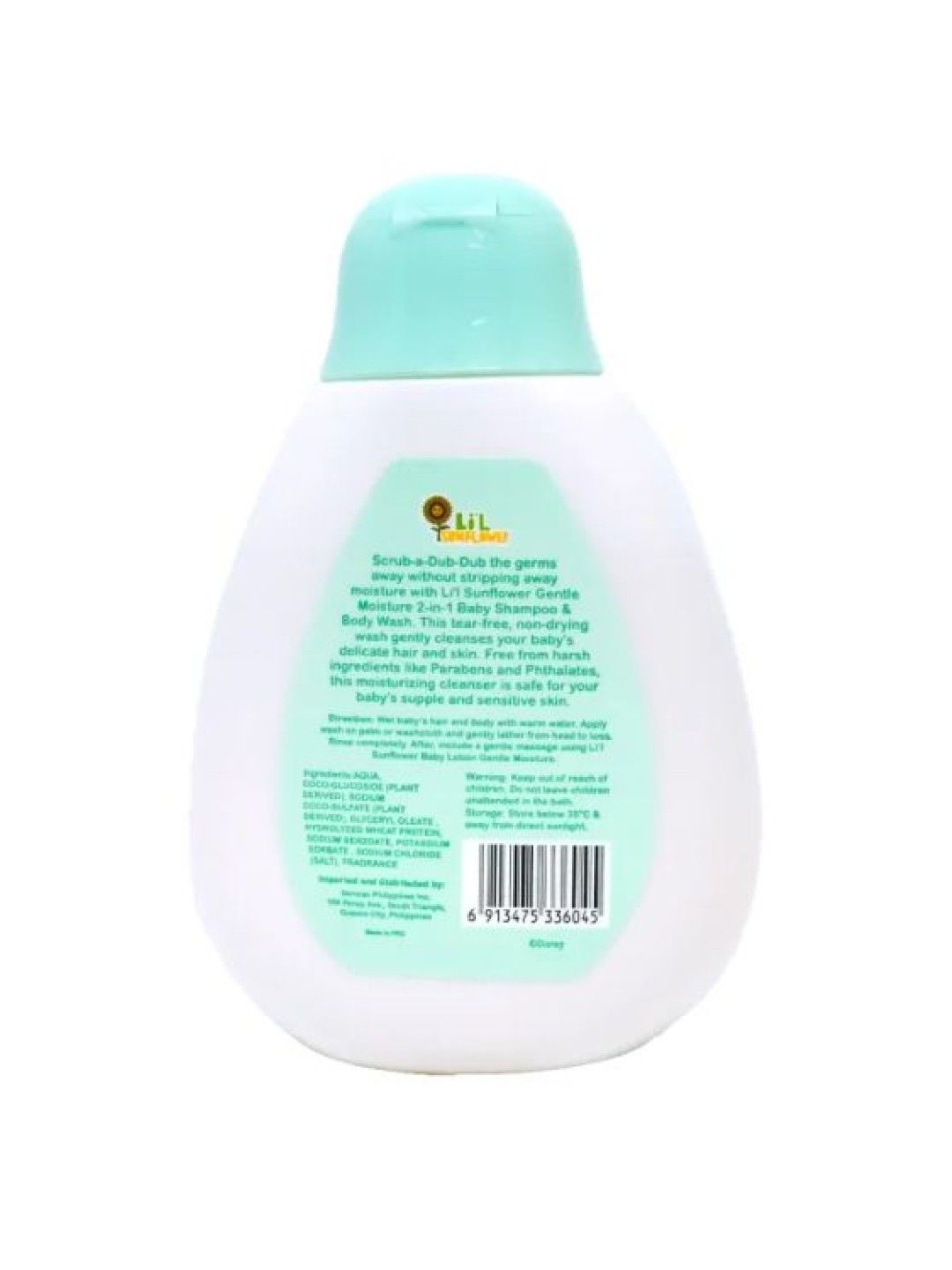 Li'l Sunflower Disney 2-in-1 Baby Shampoo and Body Wash Gentle Moisture (100ml) (No Color- Image 2)