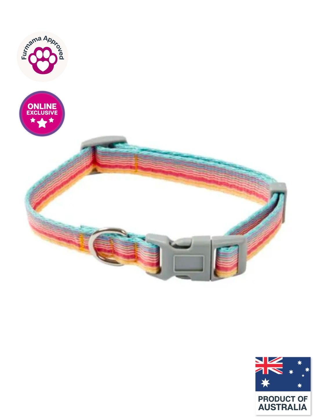 Anko Dog Collar (Rainbow- Image 1)