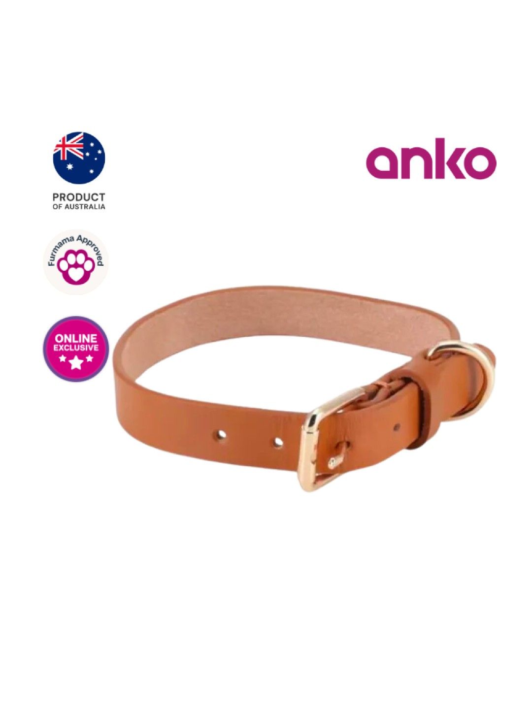 Anko Dog Collar Leather