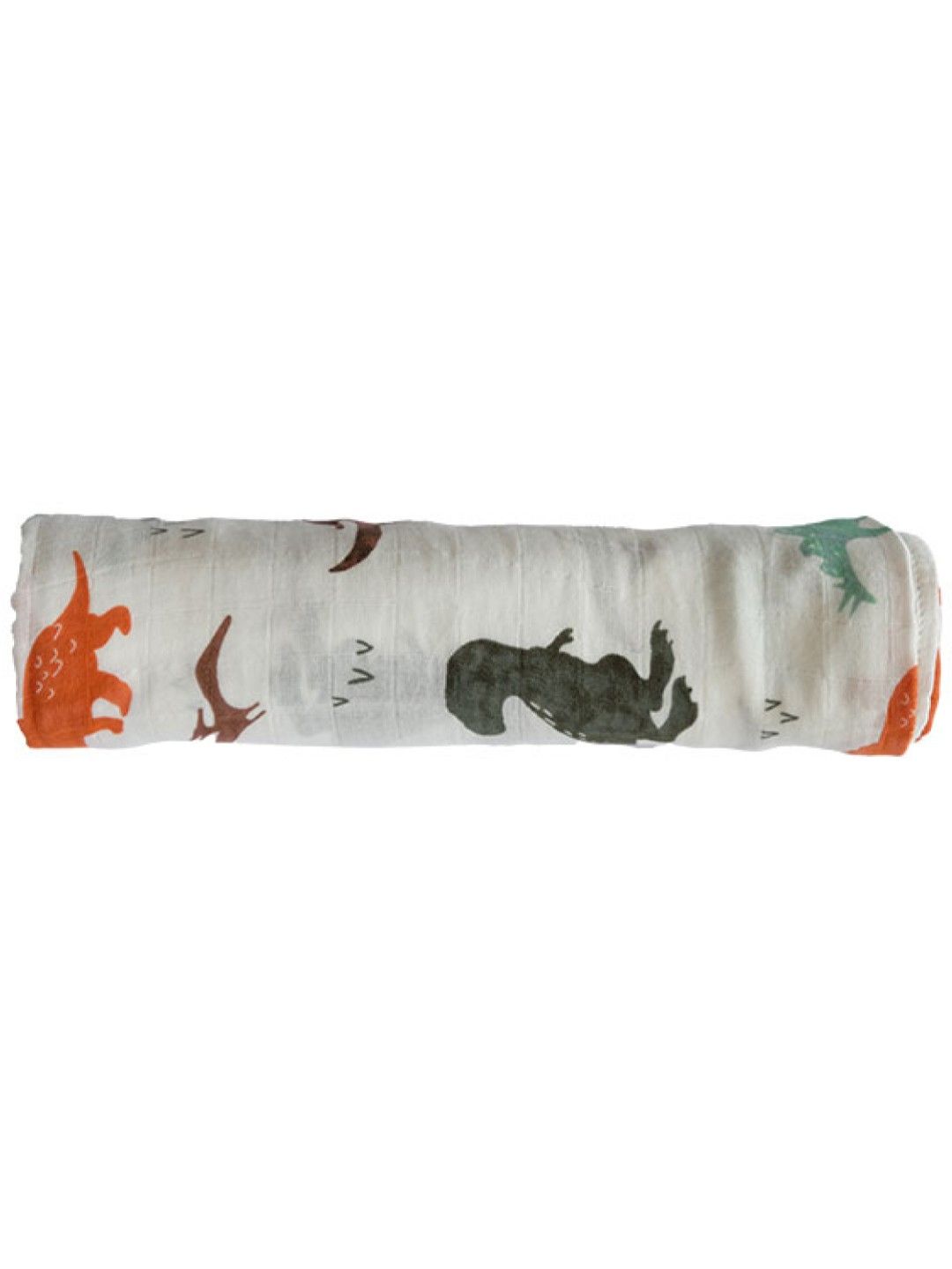 Nuborn Baby Essentials Doodly Dinos Bamboo Muslin Swaddle (No Color- Image 1)