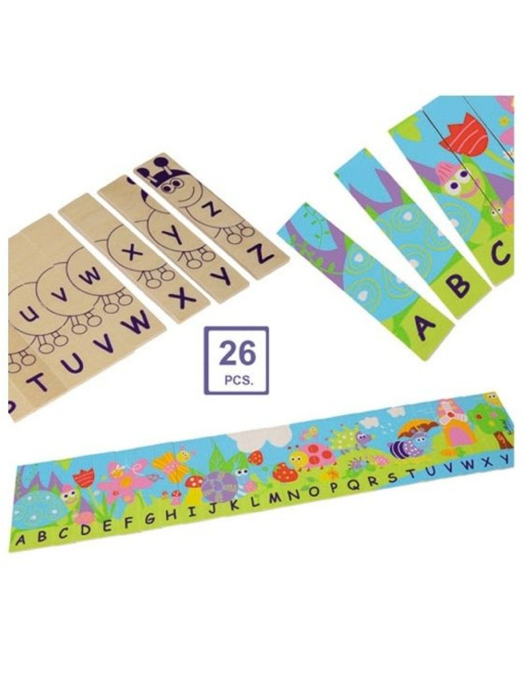 Boikido Double Sided Alphabet Puzzle (No Color- Image 3)