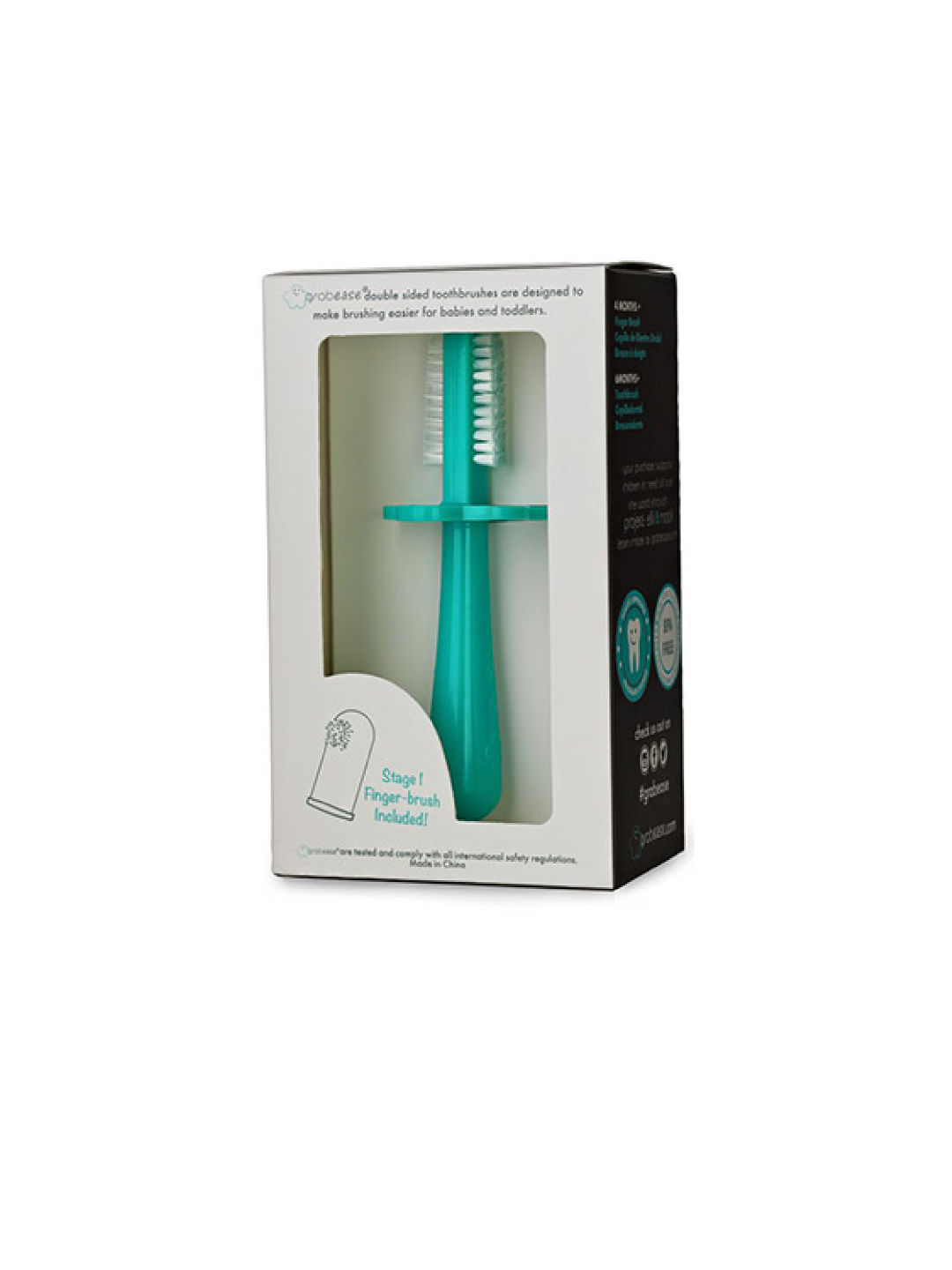 Grabease Double Sided Toothbrush (Teal- Image 2)