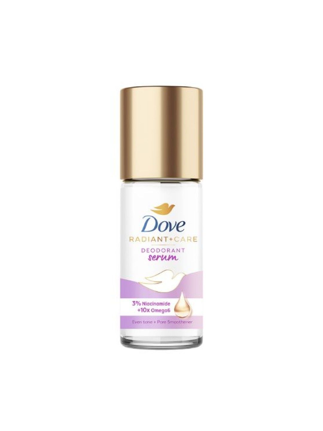 Dove Radiant + Care Deodorant Serum Roll-on Pore Smoothener (45ml)