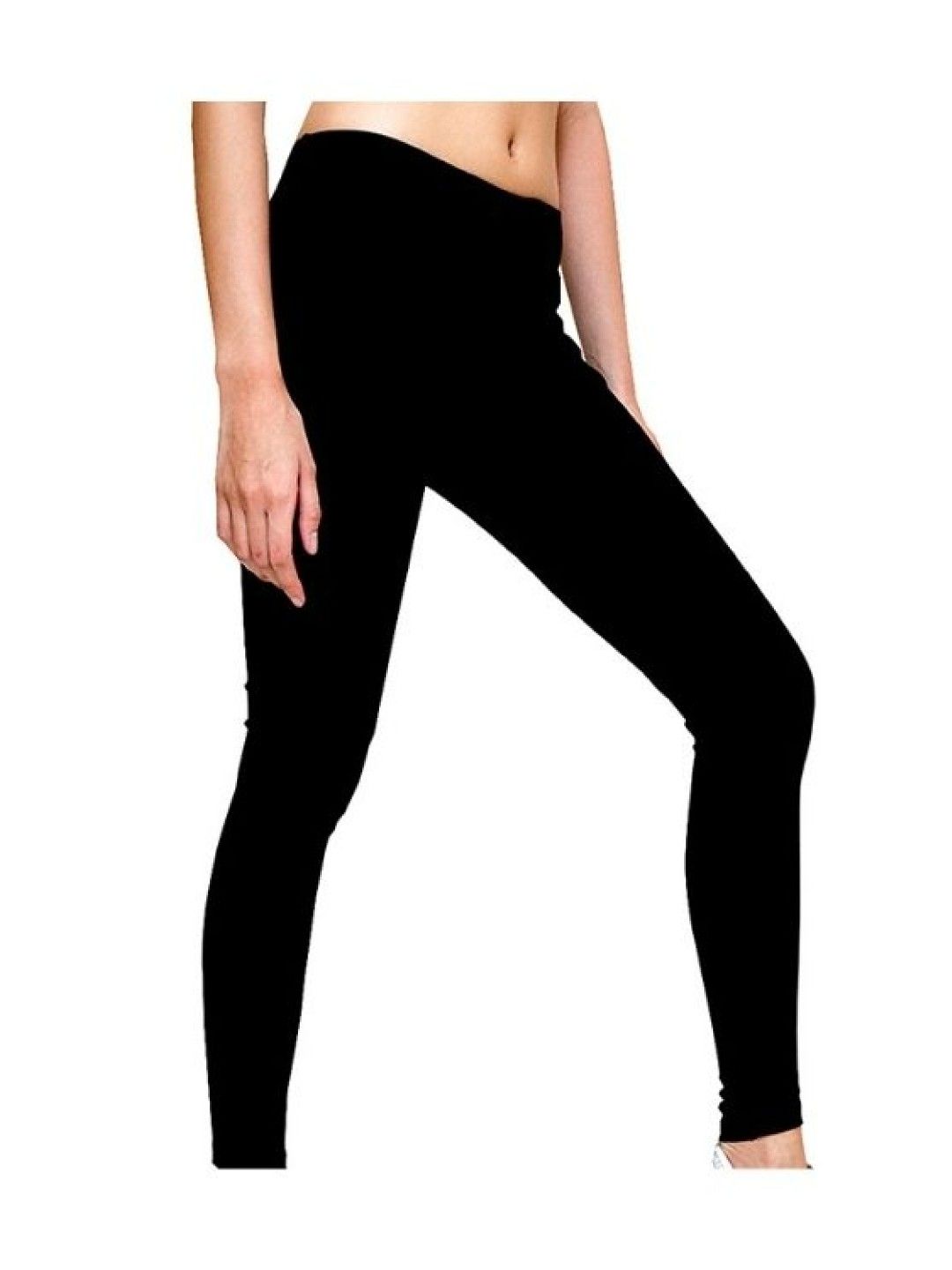 Womanly Dry Fit Leggings (Black- Image 2)