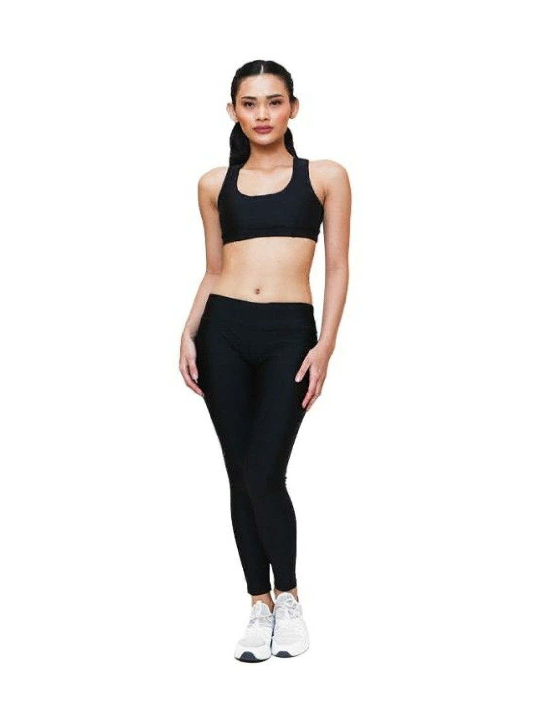 Womanly Dry Fit Leggings (Black- Image 4)