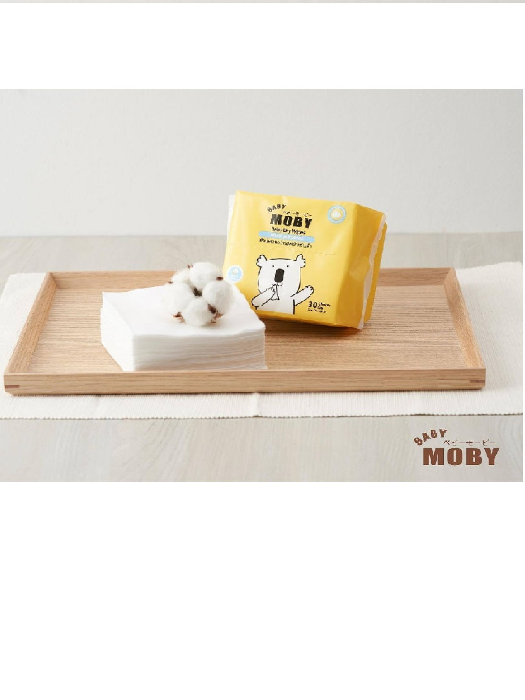 Baby Moby Dry Wipes (30 sheets) (No Color- Image 2)