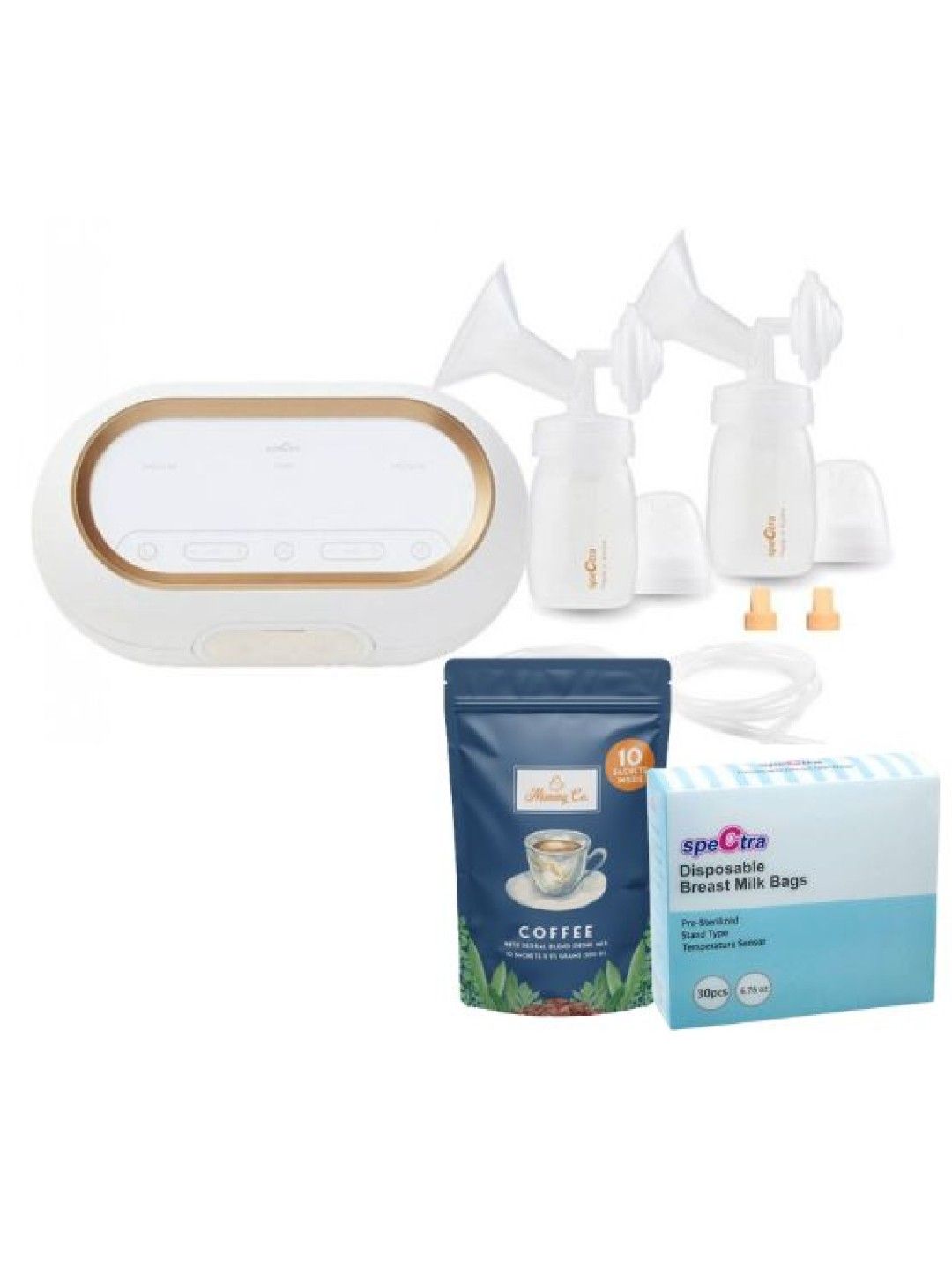 Spectra Dual Compact Breast Pump (24mm) with Freebies