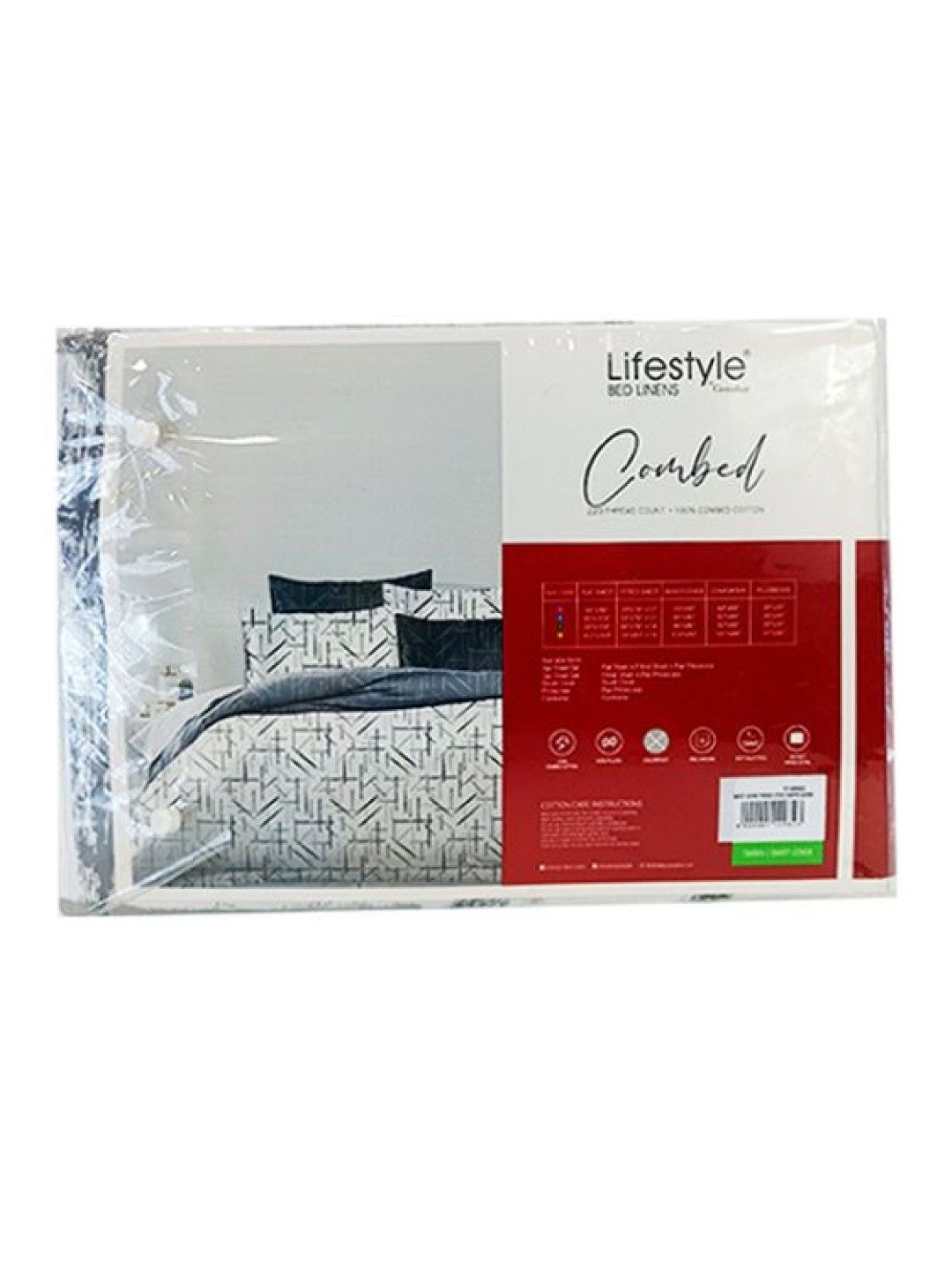 Lifestyle by Canadian Lifestyle T220 Combed Duvet Cover (Casper- Image 2)