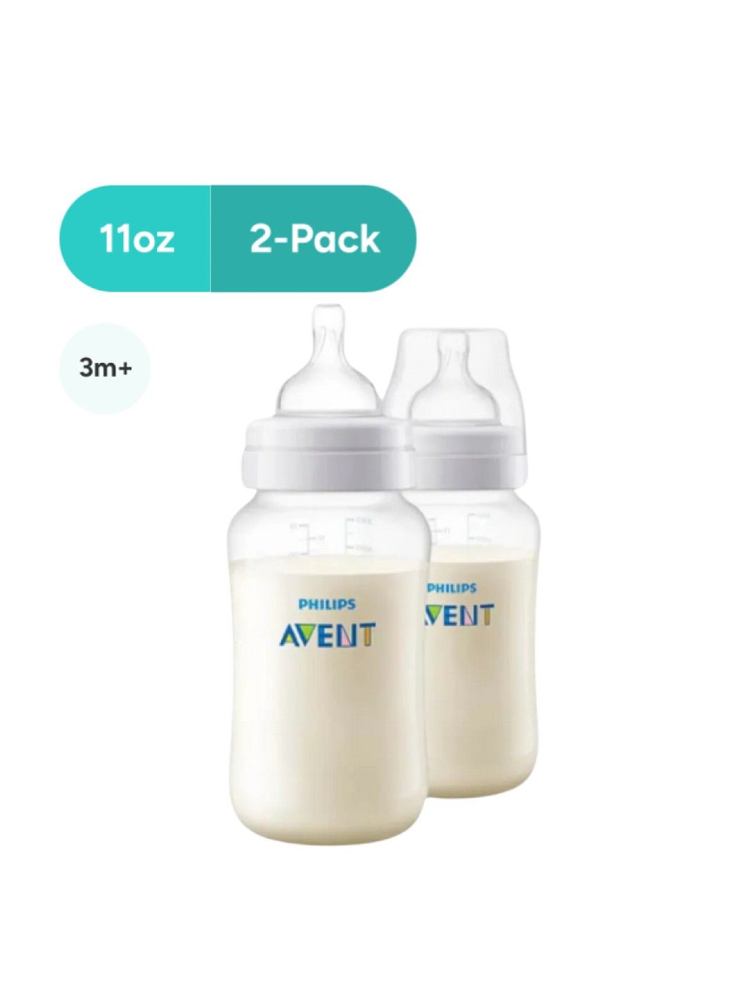 Avent Anti-colic Baby Bottle 2-pack (11oz)