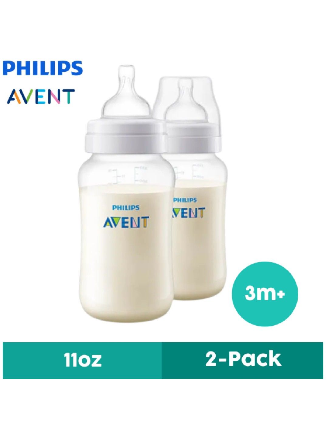 Avent Anti-colic Baby Bottle 2-pack (11oz)