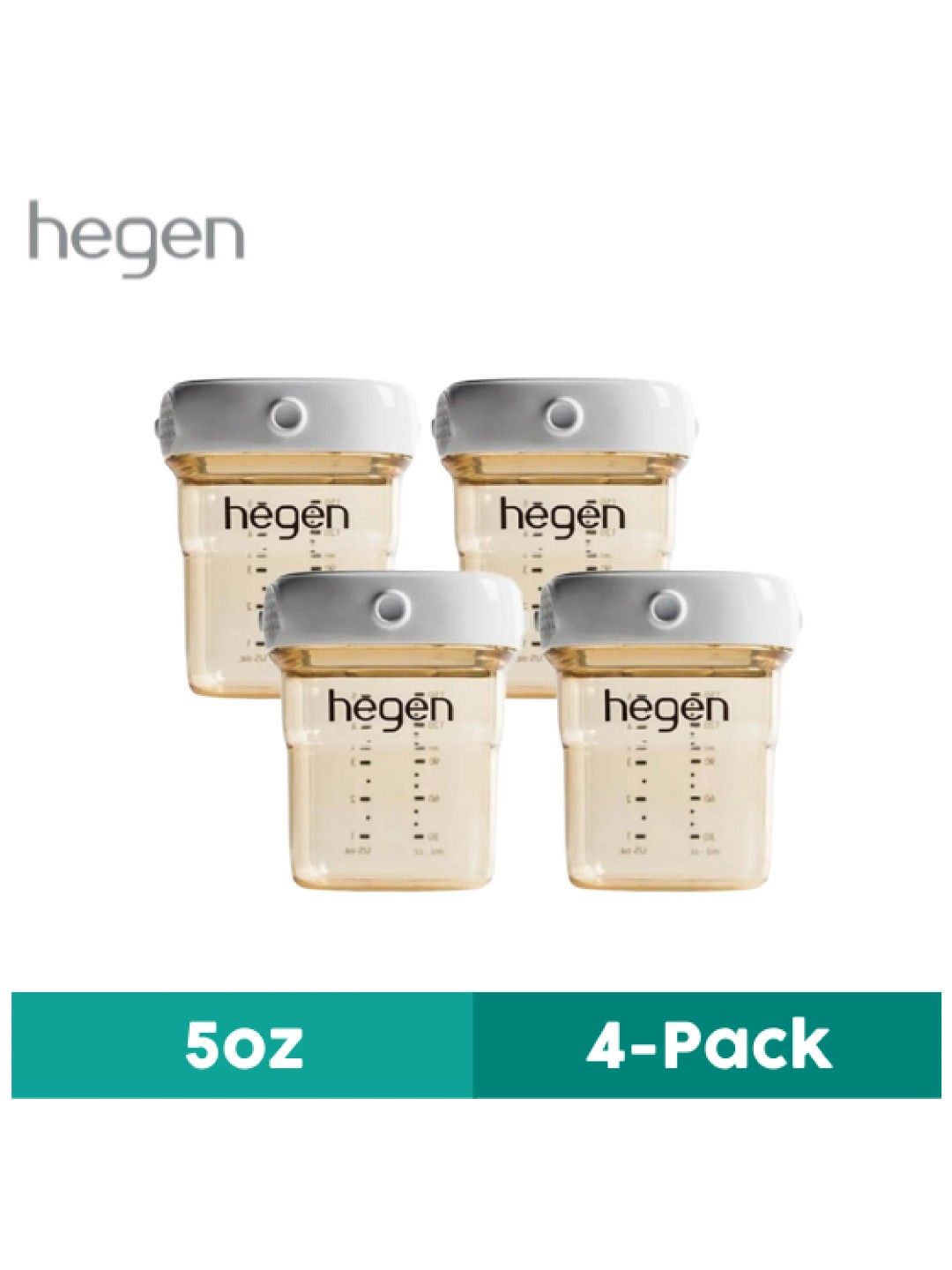 Hegen PPSU PCTO™ Breast Milk Storage 4-pack (5oz) (No Color- Image 1)