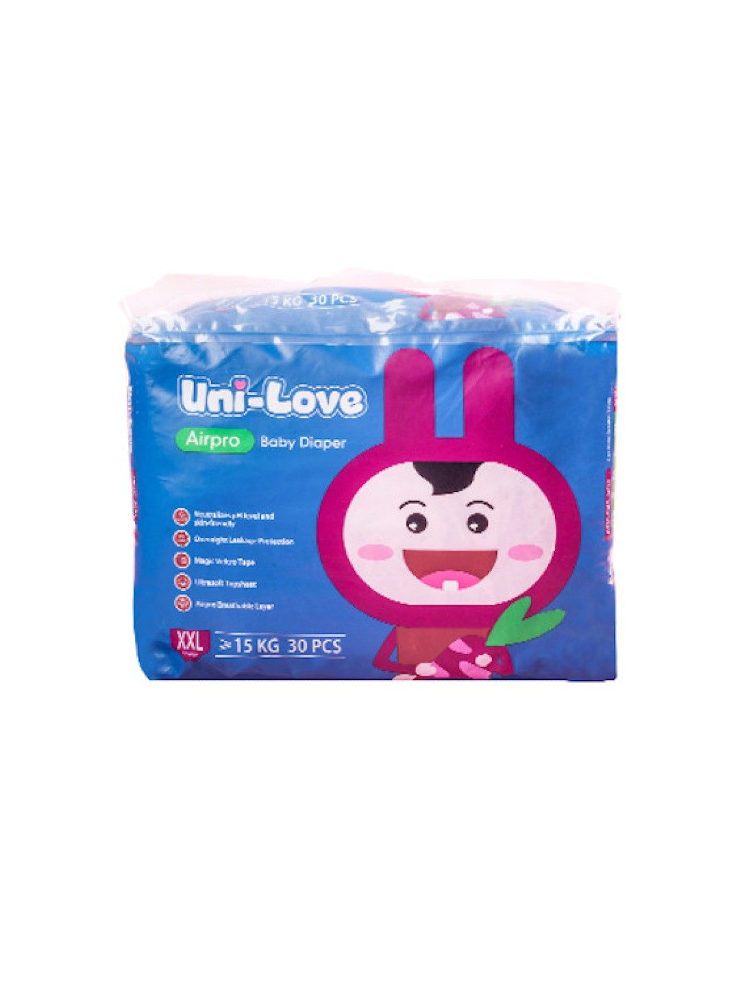 Uni-love Airpro Baby Tape Diaper XXL (30pcs) [Expiry: May 2025] (No Color- Image 1)