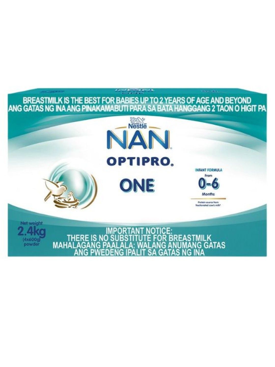 NAN Optipro One (2.4kg) [Expiry: 10/31/24] (No Color- Image 1)