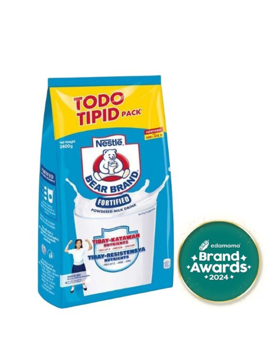 Bear Brand Fortified Powdered Milk Drink (2.4kg) [Expiry: Jun 2025]